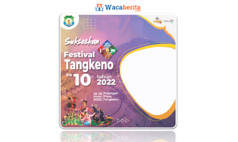 Twibbon Festival Tangkeno ke-10 Tahun 2022