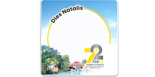 Twibbon Dies Natalis FEB UI ke-72 Tahun 2022