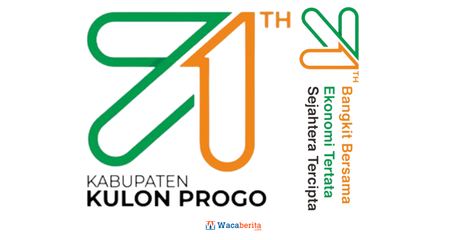 Logo HUT Kabupaten Kulon Progo ke-71 Tahun 2022