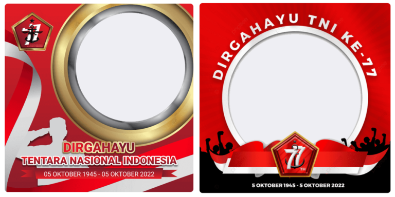 Twibbon Dirgahayu TNI ke-77 Tahun 2022