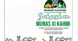 Twibbon Munas XI KAHMI Tahun 2022