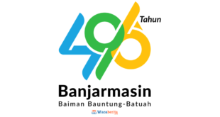 Logo Hari Jadi Kota Banjarmasin ke-496 Tahun 2022 PNG CDR
