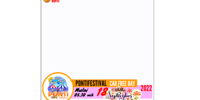 Twibbon Ponti Festival Sidoarjo Tahun 2022