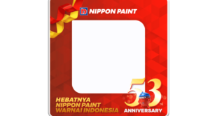 Twibbon HUT Nippon Paint ke-53 Tahun 2022