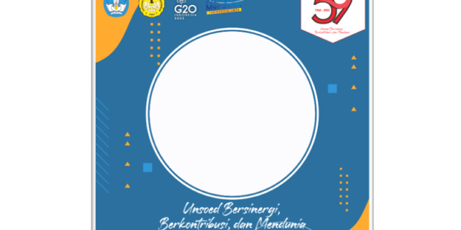 Twibbon Dies Natalis UNSOED ke-59 Tahun 2022