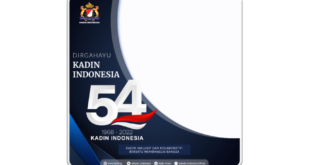 Twibbon HUT KADIN Indonesia ke-54 Tahun 2022