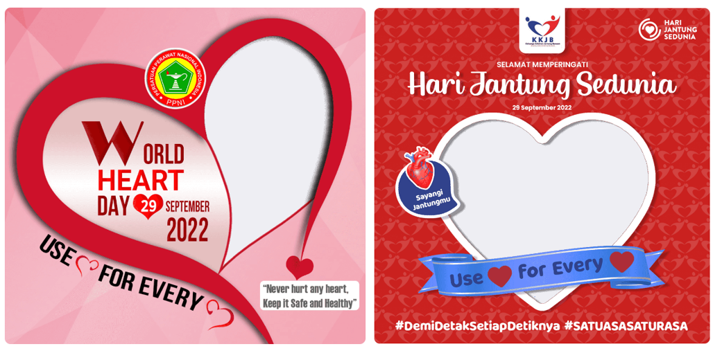 Twibbon Hari Jantung Sedunia 2022