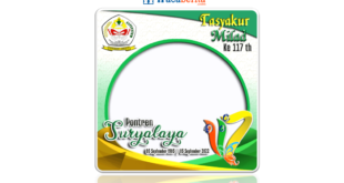 Twibbon Tasyakur Milad Pontren Suryalaya ke-117 Tahun 2022