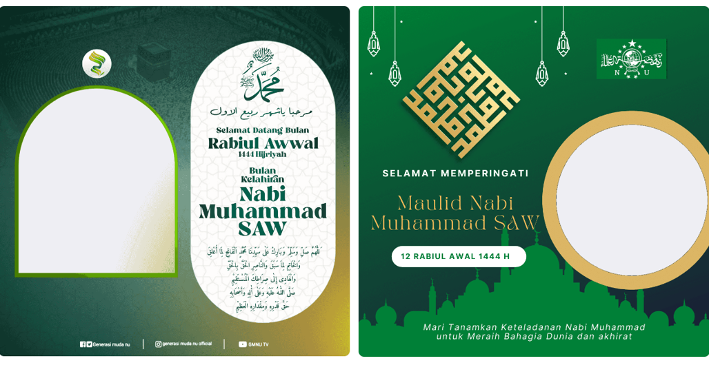 Twibbon Maulid Nabi Muhammad SAW 1444 H/2022 M
