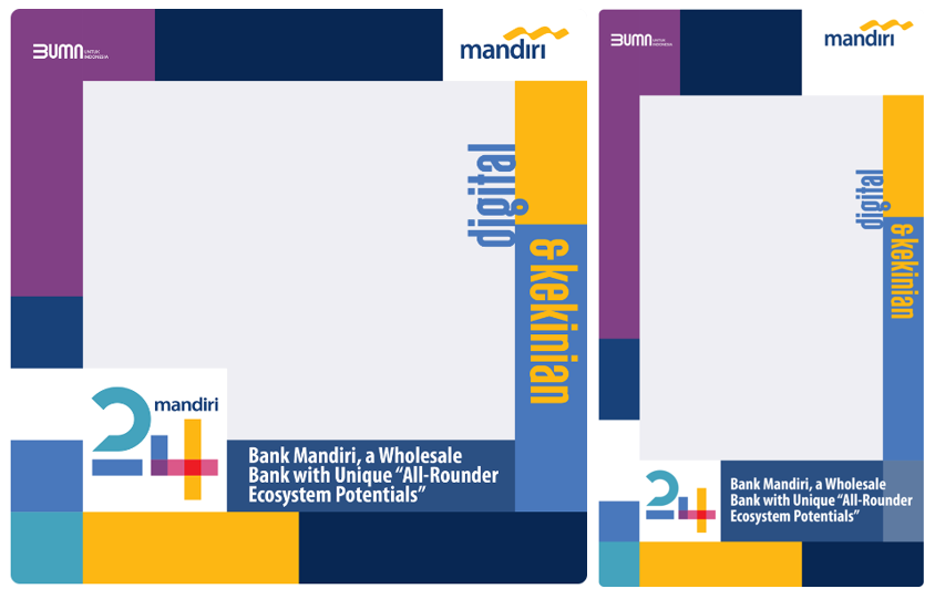 Twibbon HUT Bank Mandiri ke-24 Tahun 2022