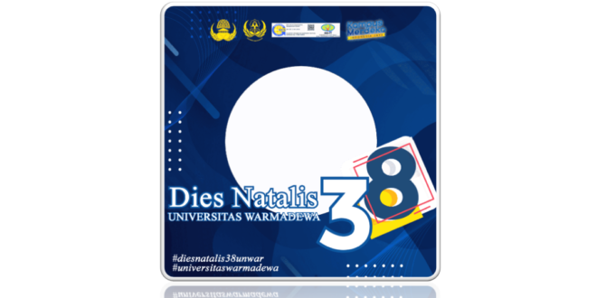 Twibbon Dies Natalis Universitas Warmadewa ke-38 Tahun 2022