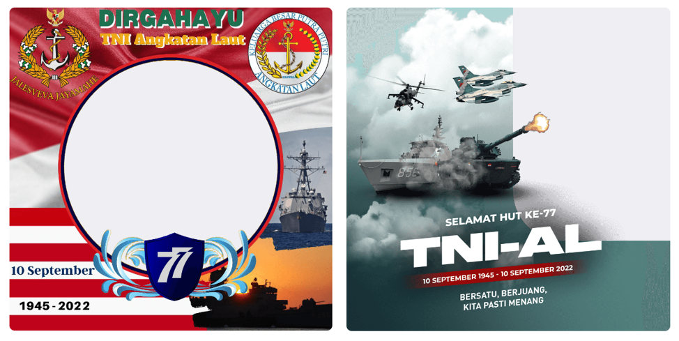 Twibbon Dirgahayu TNI AL ke-77 Tahun 2022