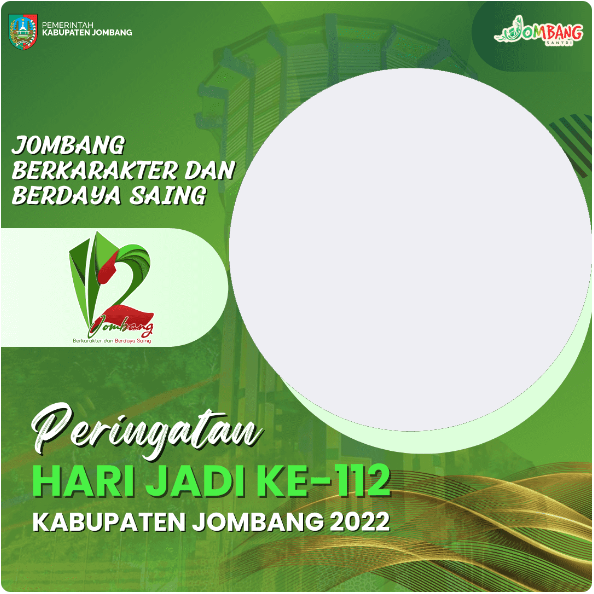 Twibbon HUT Kabupaten Jombang ke-112 Tahun 2022