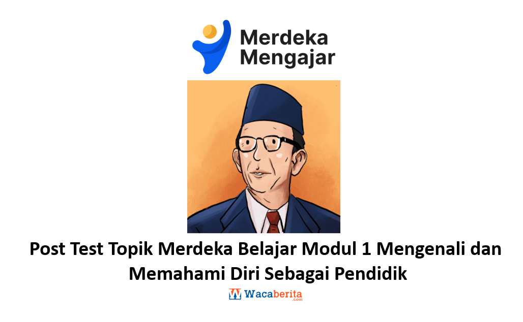 Jawaban Post Test Topik Merdeka Belajar Modul 1 Mengenali dan Memahami Diri Sebagai Pendidik