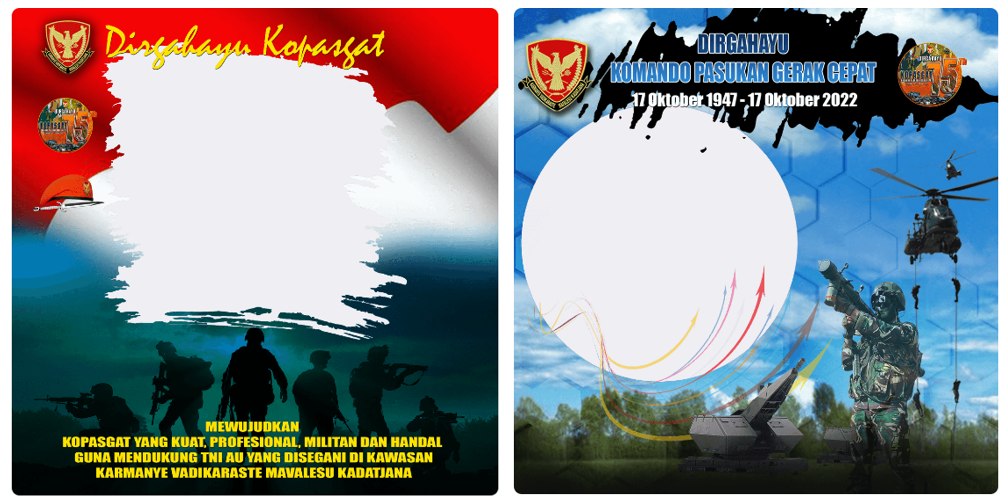 Twibbon HUT KOPASGAT ke-75 Tahun 2022