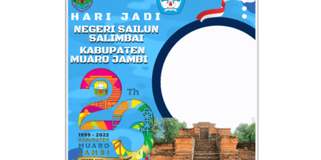 Twibbon HUT Kabupaten Muaro Jambi ke-23 Tahun 2022