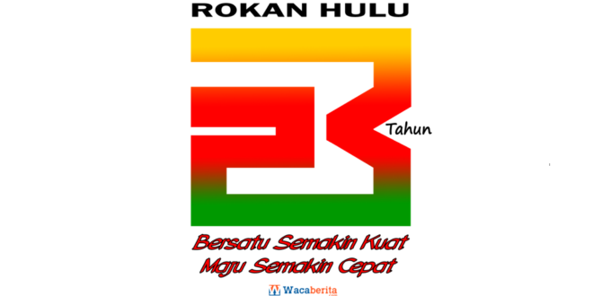 Logo HUT Kabupaten Rokan Hulu ke-23 Tahun 2022