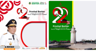 Twibbon HUT Provinsi Banten ke-22 Tahun 2022