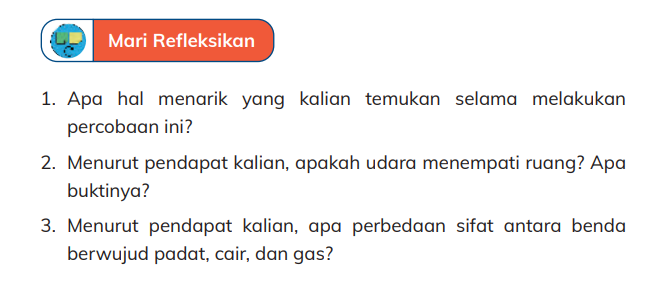 Apa hal menarik yang kalian temukan selama melakukan percobaan ini