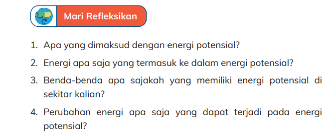 Apa yang dimaksud dengan energi potensial