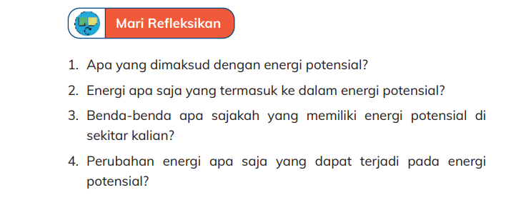 Apa yang dimaksud dengan energi potensial