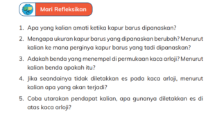 Apa yang kalian amati ketika kapur barus dipanaskan