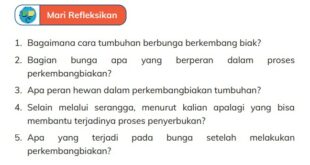 Bagaimana cara tumbuhan berbunga berkembang biak