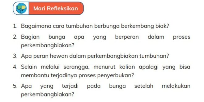 Bagaimana cara tumbuhan berbunga berkembang biak