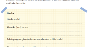Cerita tentang hobiku