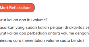 Menurut kalian apa itu volume