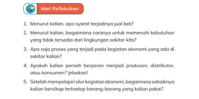 Menurut kalian, apa syarat terjadinya jual beli