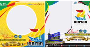 Twibbon Hari Jadi Bintan ke-74 Tahun 2022