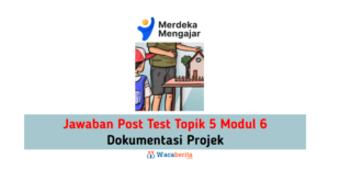 Jawaban Topik 5 Modul 6 Dokumentasi Projek (Post Test)