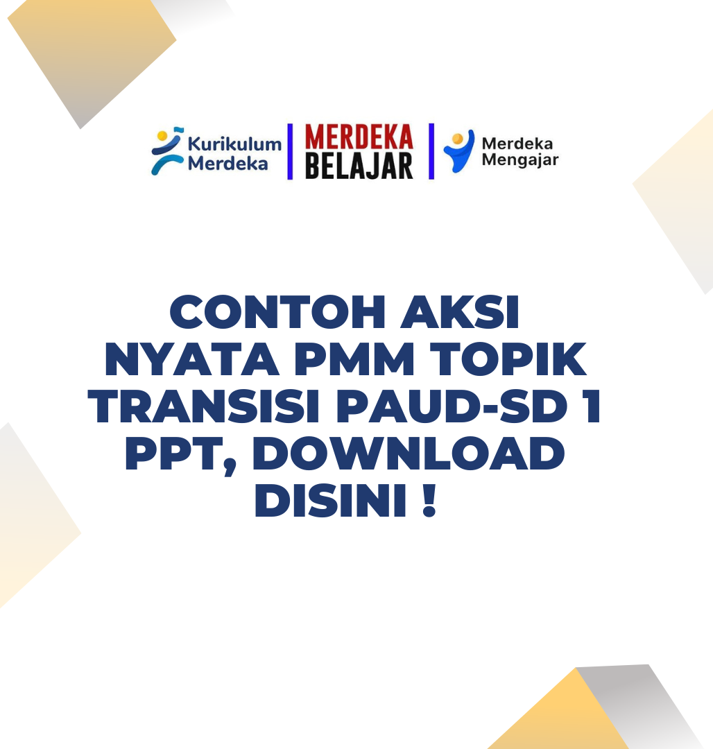 aksinyata pmm transisi paud sd 1