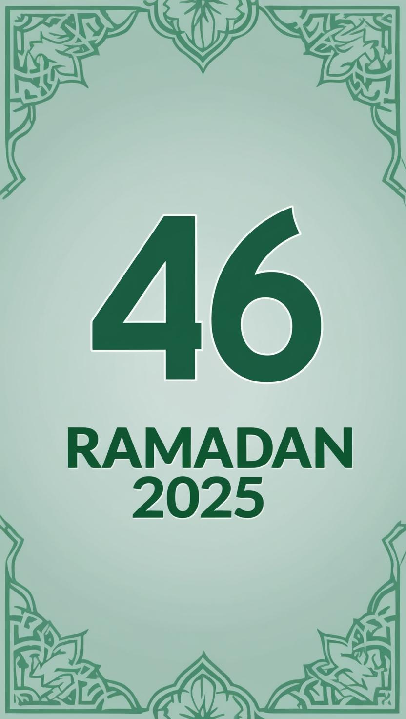 46 Hari Lagi Ramadhan 2025