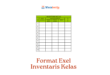 format inventaris kelas exel