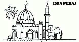 Gambar Untuk Mewarnai Tema Isra Mi’raj 2025