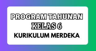 Program Tahunan Kurikulum Merdeka Kelas 6