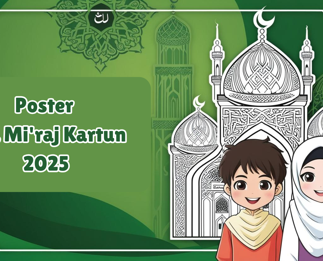 Poster Isra Mi'raj Kartun 2025