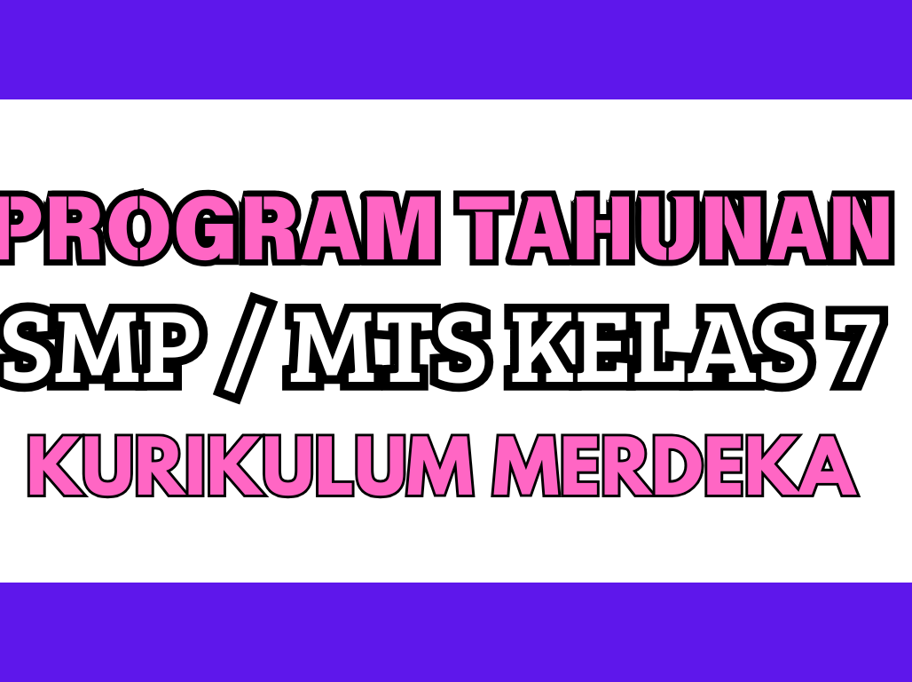 Program tahunan kelas 7