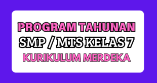 Program tahunan kelas 7