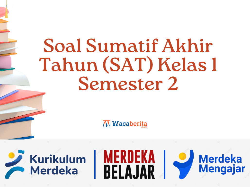 Soal Sumatif Akhir Tahun (SAT) Kelas 1 Semester 2