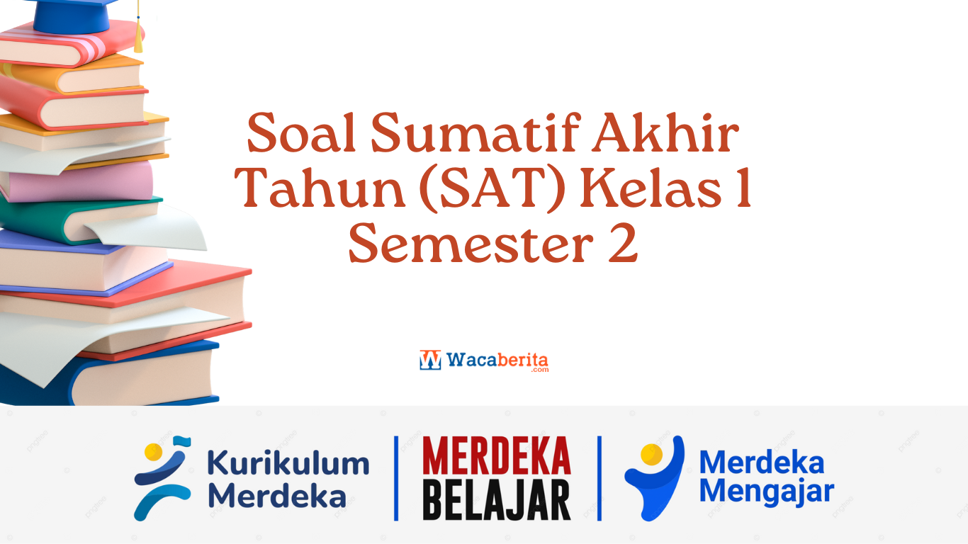 Soal Sumatif Akhir Tahun (SAT) Kelas 1 Semester 2