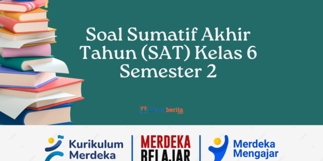 Bank Soal Sumatif Akhir Tahun (SAT) Kelas 6 Semester 2 Kurikulum Merdeka