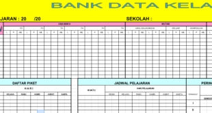 Download Bank Data Kelas Terbaru dengan Format Microsoft Excel