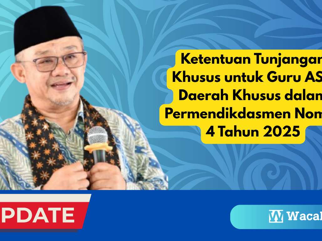 Tunjangan Khusus untuk Guru ASN Daerah