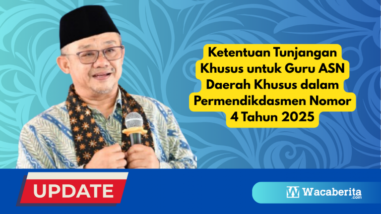 Tunjangan Khusus untuk Guru ASN Daerah