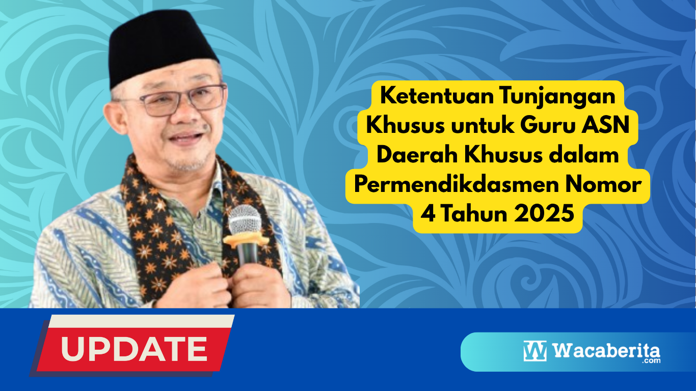 Tunjangan Khusus untuk Guru ASN Daerah