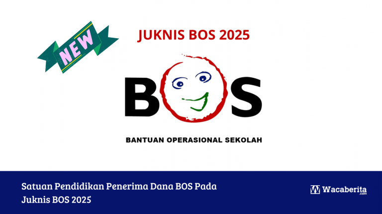 Satuan Pendidikan Penerima Dana BOS Pada Juknis BOS 2025