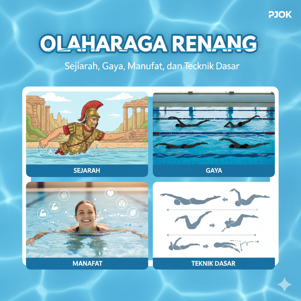 Olahraga Renang: sejarah, Gaya, Manfaat, dan Teknik Dasar.